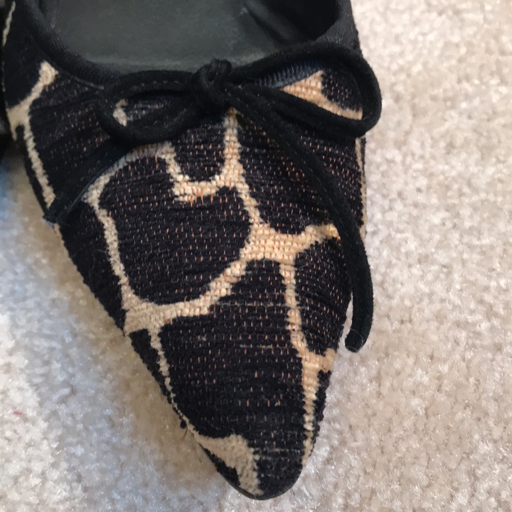 Antonio Parriego Made in Spain Giraffe pattern flats. Y2K EU 36- like a 5.5-6 US - Picture 7 of 11